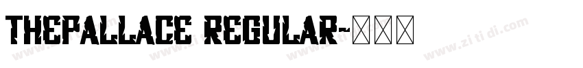 ThePallace Regular字体转换